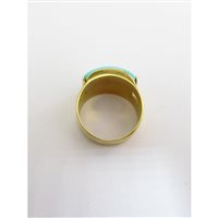 Anello Damiata Gioielli Donna in Oro giallo Turchese 2152/102/1-D199 - 2152/102/1-D199